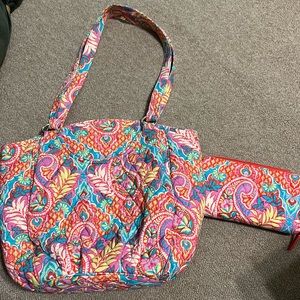 vera bradley purse and wallet
